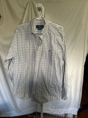 Vineyard Vines Men's Pastel Multi-Check Button-Down Shirt